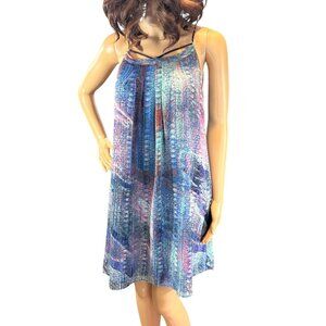 See U Soon Womens Sleeveless Mini Swing Dress Size‎ 1 Mermaidcore y2k